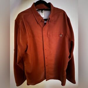 North face button up.
